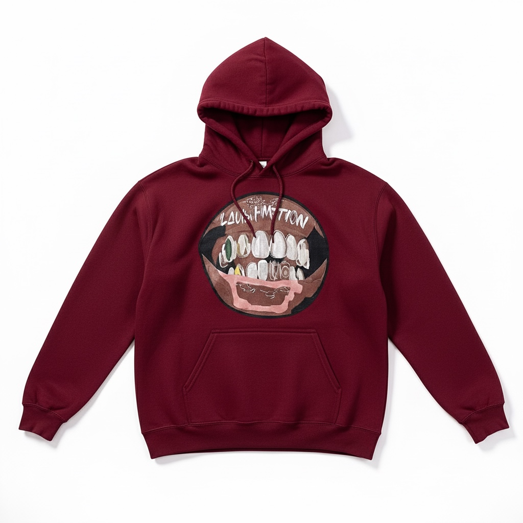 Lavish Hoodie – Burgundy